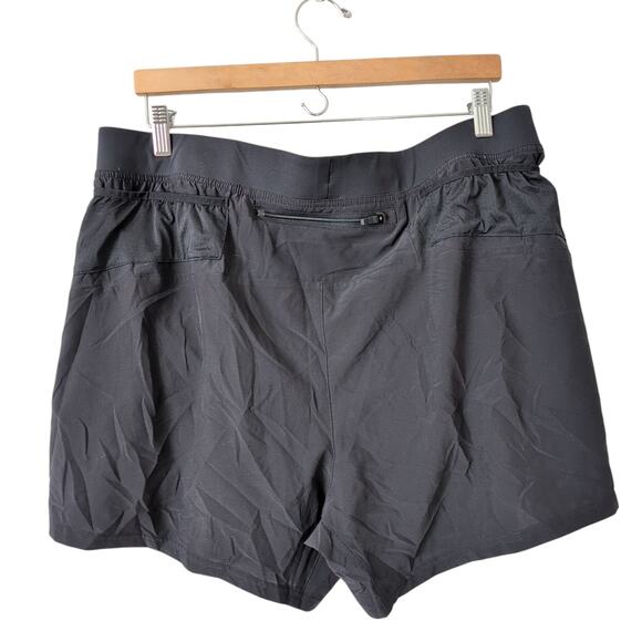 Brooks Running Shorts Men's XL Athletic Casual Outdoor Training Black Lined - Picture 2 of 10